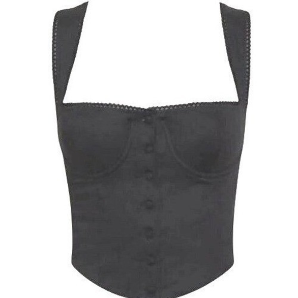 Rumored Womens M Antoinette Corset/Bustier‎ Top Romantic Date Night Modern Femme